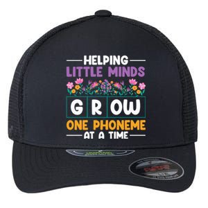 Science Of Reading Helping Little Minds Grow Phonics Meaningful Gift Flexfit Unipanel Trucker Cap