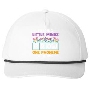 Science Of Reading Helping Little Minds Grow Phonics Meaningful Gift Snapback Five-Panel Rope Hat