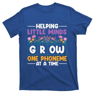 Science Of Reading Helping Little Minds Grow Phonics Meaningful Gift T-Shirt