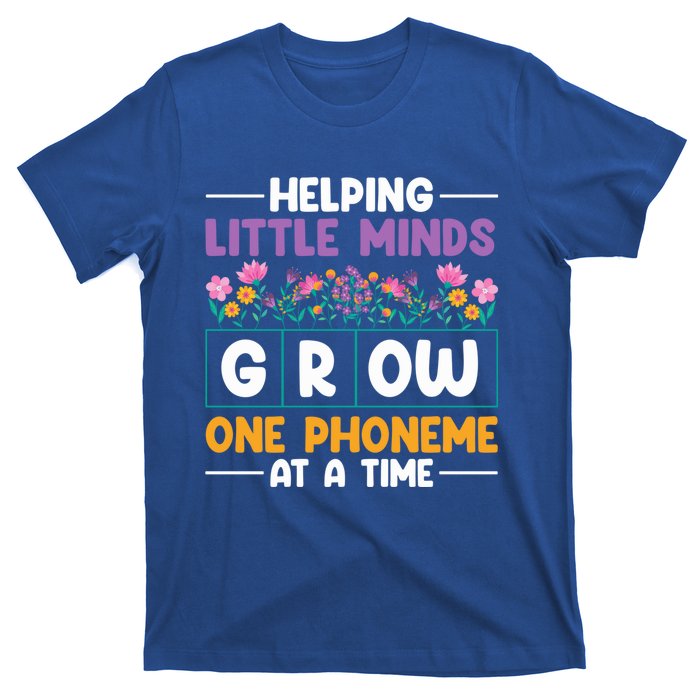 Science Of Reading Helping Little Minds Grow Phonics Meaningful Gift T-Shirt