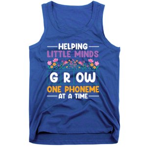 Science Of Reading Helping Little Minds Grow Phonics Meaningful Gift Tank Top