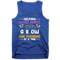 Science Of Reading Helping Little Minds Grow Phonics Meaningful Gift Tank Top