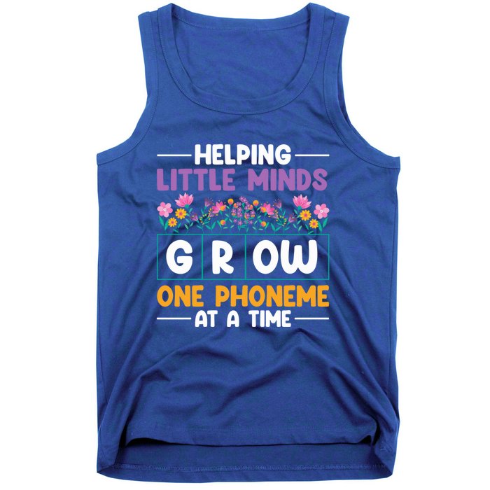 Science Of Reading Helping Little Minds Grow Phonics Meaningful Gift Tank Top