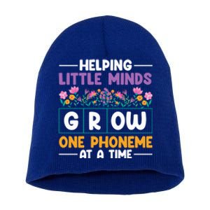 Science Of Reading Helping Little Minds Grow Phonics Meaningful Gift Short Acrylic Beanie