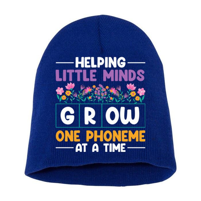 Science Of Reading Helping Little Minds Grow Phonics Meaningful Gift Short Acrylic Beanie