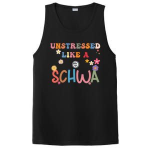 Science Of Reading I Want To Be A Schwa ItS Never Stressed Funny Gift PosiCharge Competitor Tank