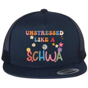 Science Of Reading I Want To Be A Schwa ItS Never Stressed Funny Gift Flat Bill Trucker Hat