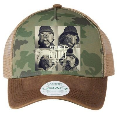 Straight Outta Rescue Pitbull Legacy Tie Dye Trucker Hat