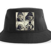 Straight Outta Rescue Pitbull Sustainable Bucket Hat