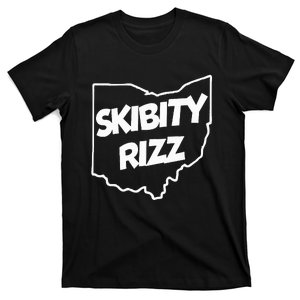 Skibity Ohio Rizz State Outline T-Shirt