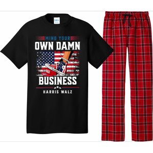 Stepping On Red Hat Mind Your Own Damn Business Harris Waltz Pajama Set