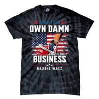 Stepping On Red Hat Mind Your Own Damn Business Harris Waltz Tie-Dye T-Shirt