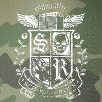 School Of Rock Distressed Crest Legacy Tie Dye Trucker Hat