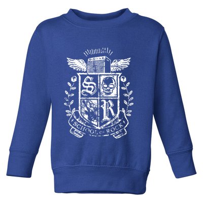School Of Rock Distressed Crest Toddler Sweatshirt