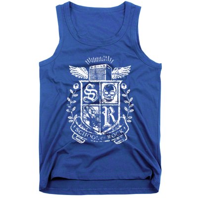 School Of Rock Distressed Crest Tank Top