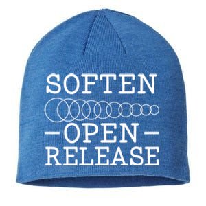 Soften Open Release Doula Birth Coach Pregnancy Labor Funny Gift Sustainable Beanie