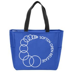 Soften Open Release Doula Labor Coach Birth Companion Gift Zip Tote Bag