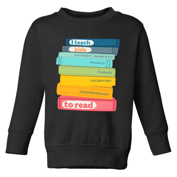 Science Of Reading Teacher Scentist Reader Lover Toddler Sweatshirt