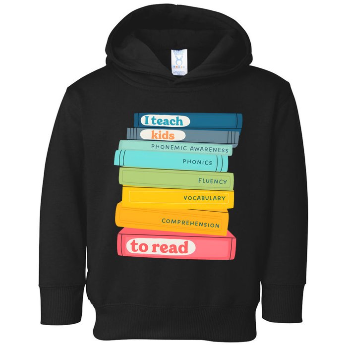 Science Of Reading Teacher Scentist Reader Lover Toddler Hoodie