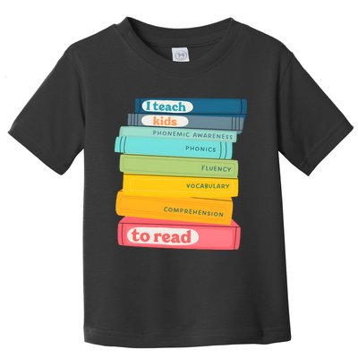 Science Of Reading Teacher Scentist Reader Lover Toddler T-Shirt