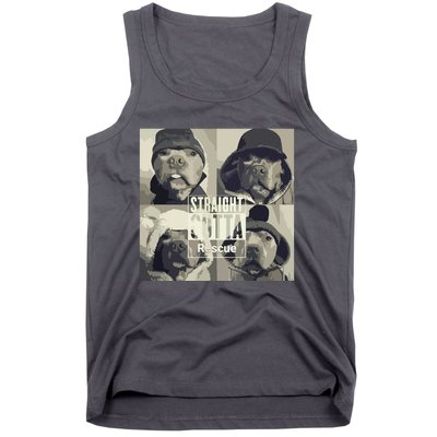 Straight Outta Rescue Pitbull Tank Top