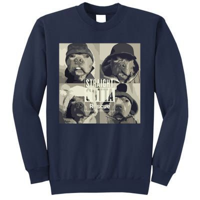 Straight Outta Rescue Pitbull Sweatshirt