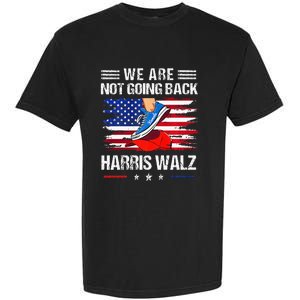 Stepping On Red Hat WeRe Not Going Back Harris Waltz Premium Garment-Dyed Heavyweight T-Shirt