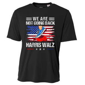 Stepping On Red Hat WeRe Not Going Back Harris Waltz Premium Cooling Performance Crew T-Shirt