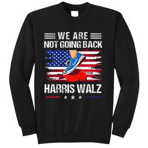 Stepping On Red Hat WeRe Not Going Back Harris Waltz Premium Sweatshirt