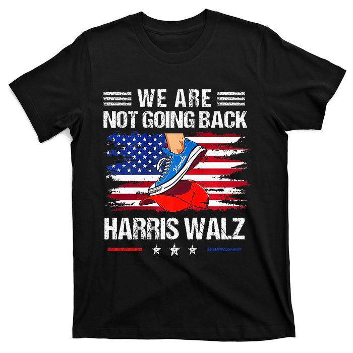 Stepping On Red Hat WeRe Not Going Back Harris Waltz Premium T-Shirt