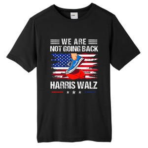 Stepping On Red Hat WeRe Not Going Back Harris Waltz Premium Tall Fusion ChromaSoft Performance T-Shirt