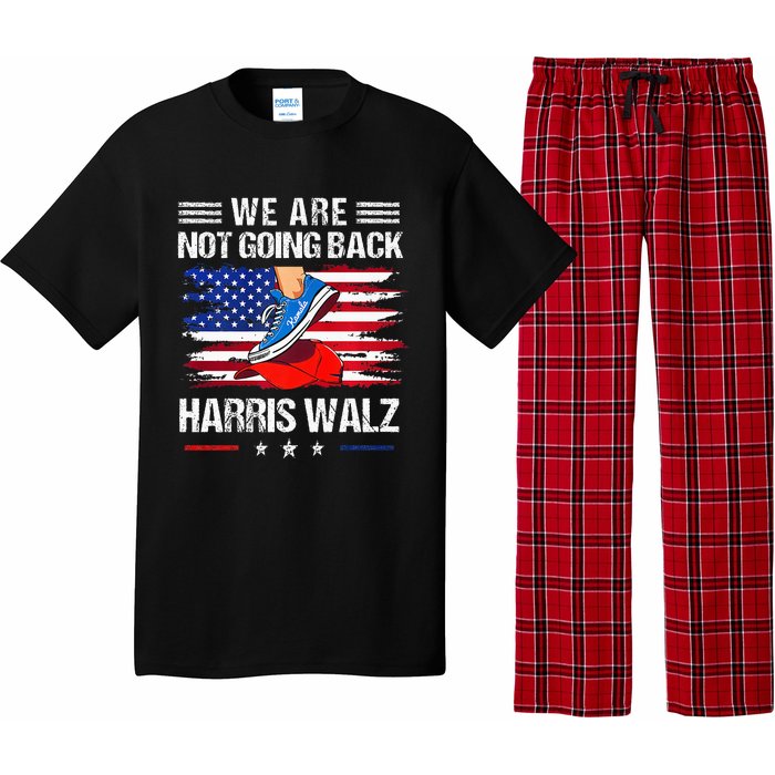 Stepping On Red Hat WeRe Not Going Back Harris Waltz Premium Pajama Set