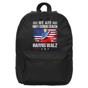 Stepping On Red Hat WeRe Not Going Back Harris Waltz Premium 16 in Basic Backpack