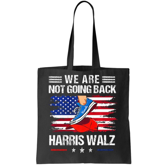 Stepping On Red Hat WeRe Not Going Back Harris Waltz Premium Tote Bag