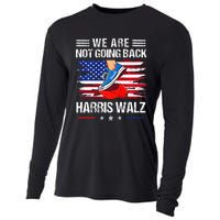 Stepping On Red Hat WeRe Not Going Back Harris Waltz Premium Cooling Performance Long Sleeve Crew