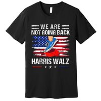 Stepping On Red Hat WeRe Not Going Back Harris Waltz Premium Premium T-Shirt