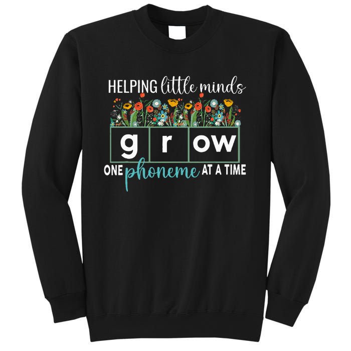 Science Of Reading Helping A Little Minds Grow Phonics Women Sweatshirt