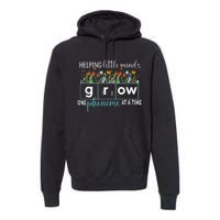 Science Of Reading Helping A Little Minds Grow Phonics Women Premium Hoodie