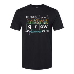 Science Of Reading Helping A Little Minds Grow Phonics Women Softstyle CVC T-Shirt