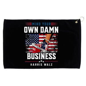 Stepping On Red Hat Mind Your Own Damn Business Harris Waltz Grommeted Golf Towel