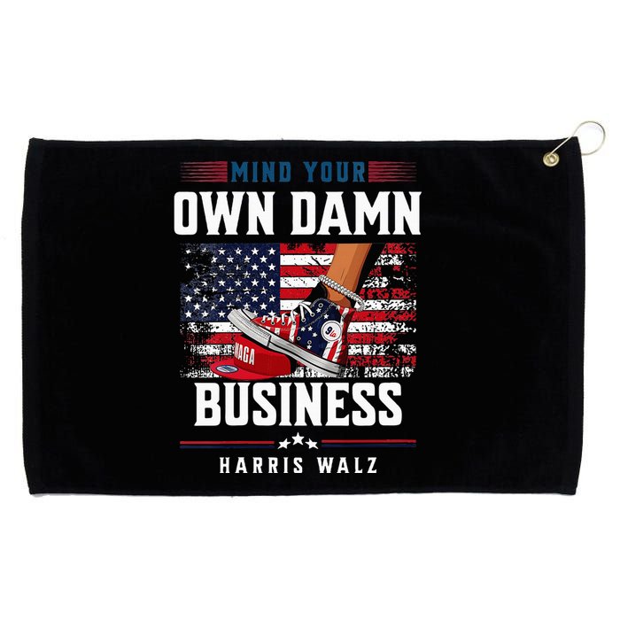 Stepping On Red Hat Mind Your Own Damn Business Harris Waltz Grommeted Golf Towel