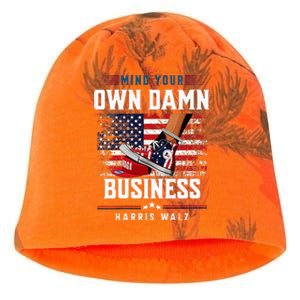 Stepping On Red Hat Mind Your Own Damn Business Harris Waltz Kati - Camo Knit Beanie