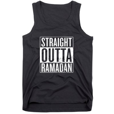 Straight Outta Ramadan Gift Ramadan Mubarak Tank Top