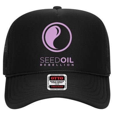 Seed Oil Rebellion merch  High Crown Mesh Back Trucker Hat