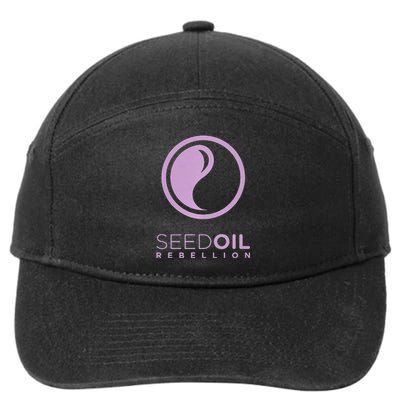 Seed Oil Rebellion merch  7-Panel Snapback Hat