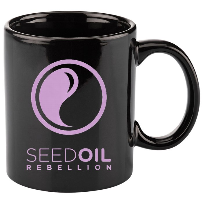 Seed Oil Rebellion merch  11oz C Handle Ceramic Mug