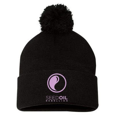 Seed Oil Rebellion merch  Pom Pom 12in Knit Beanie