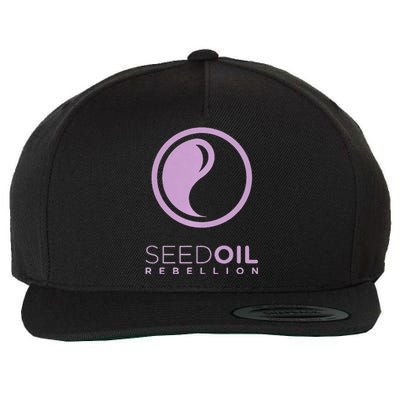 Seed Oil Rebellion merch  Wool Snapback Cap