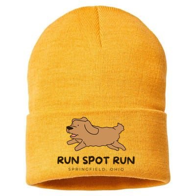 Springfield Ohio Run Spot Run Sustainable Knit Beanie