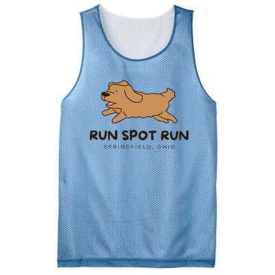 Springfield Ohio Run Spot Run Mesh Reversible Basketball Jersey Tank